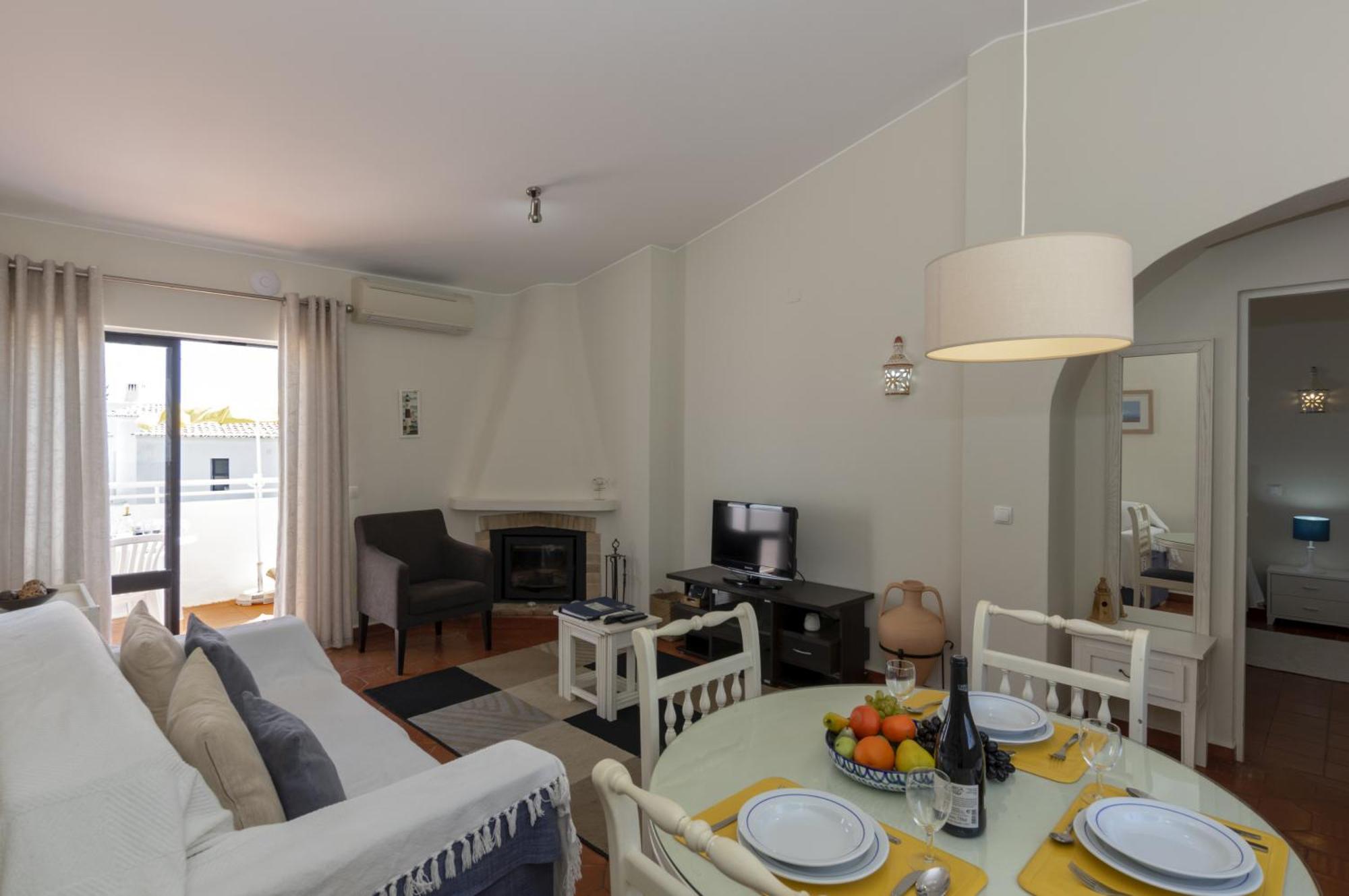Apartment mit 1 Schlafzimmer und Gartenblick