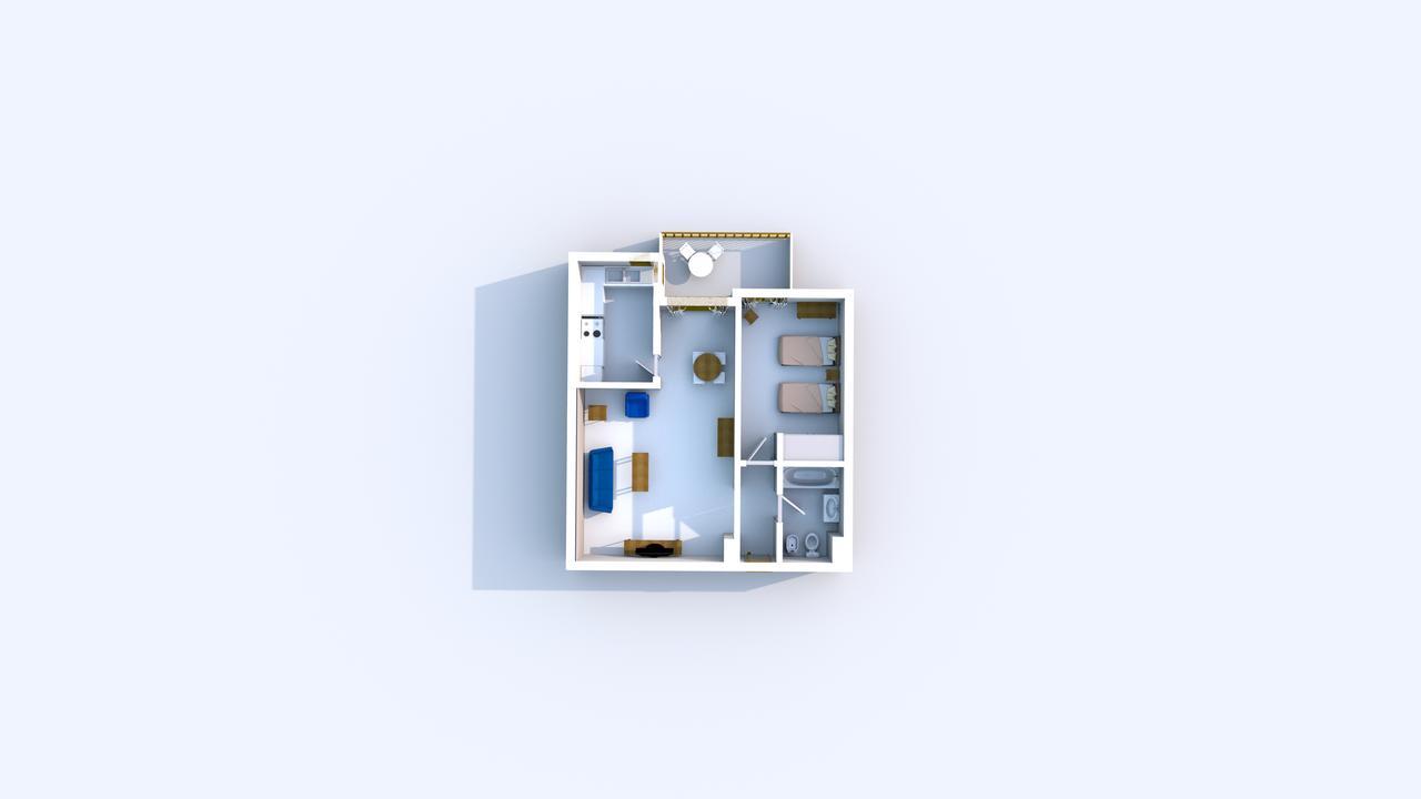 Apartment mit 1 Schlafzimmer (3 Erwachsene + 1 Kind bis 12 Jahre)