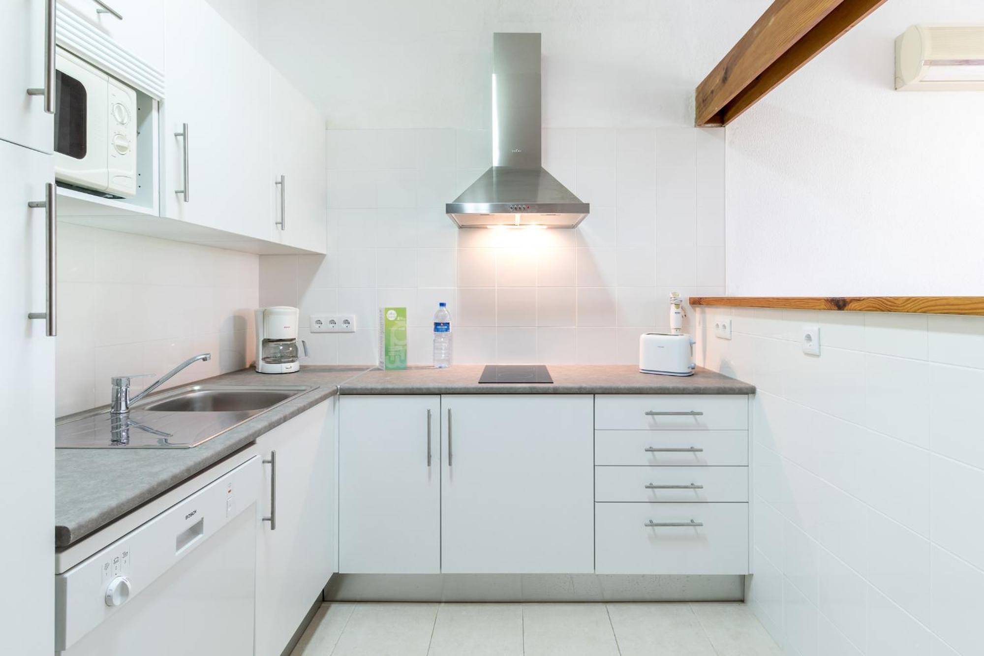 Apartment mit 1 Schlafzimmer und Gartenblick