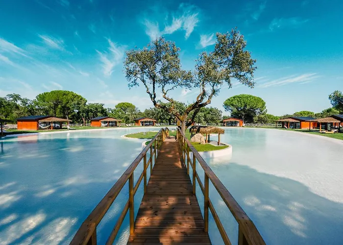 Chalet Do Lago Montargil com Piscina